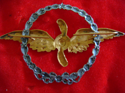 Vintage German American Mercury Wings Medal
